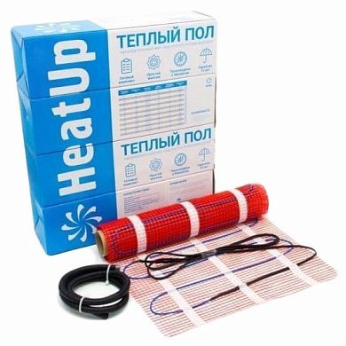 Теплый пол нагревательный мат HeatUp  двужильный 5 м2